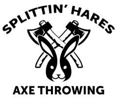 Split'n Hares Axe Throwing Logo